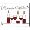 Underlined Wine X by Veronique Charron 20" x 16" Canvas Wall Art